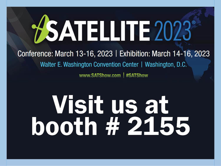 Visit us at Satellite 2023!